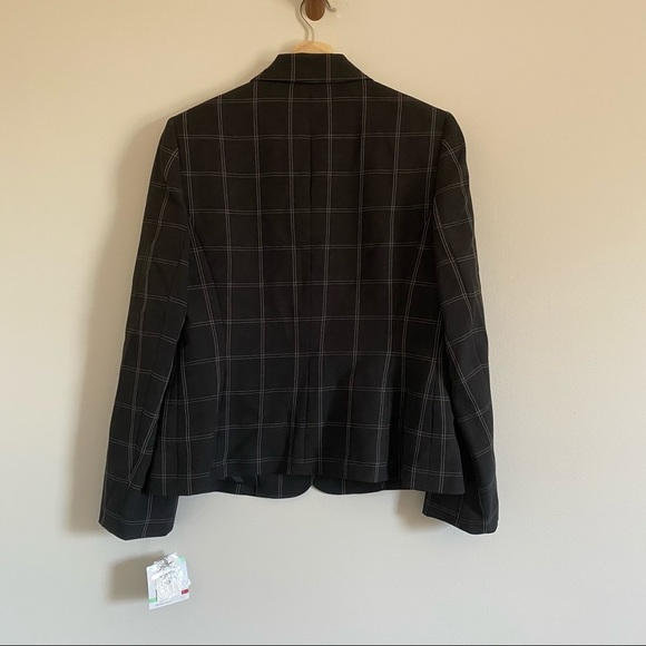 Kasper Windowpane Plaid Blazer - Picture 4 of 4